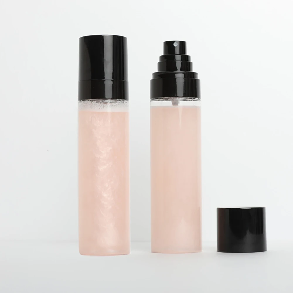 MLM Custom makeup100ml Makeup matte Setting Spray Long Lasting Waterproof make up private label glitter shimmer setting spray