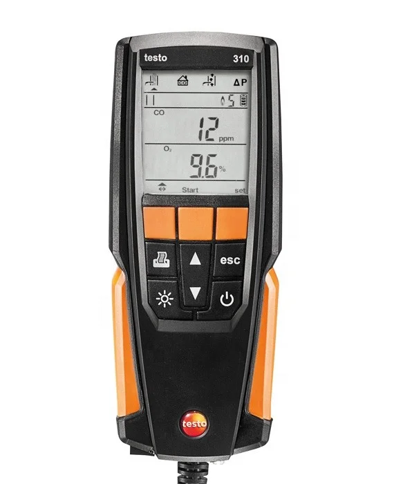 original and brandnew testo 310 portable gas analyzer for CO,O2 with part number 0563 3100