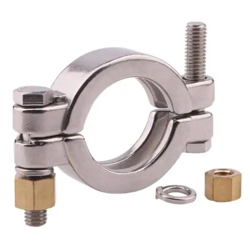 Sanitary Pipe Fittings High Pressure Bolted Tri Clamps