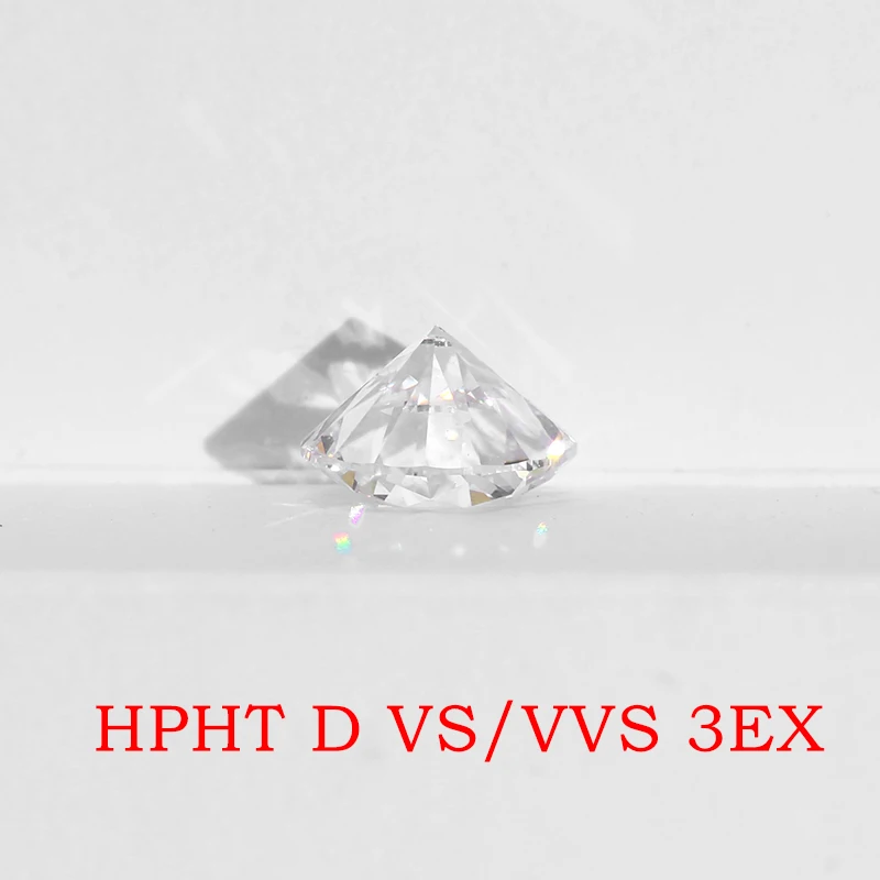 Promotion HPHT diamond IGI certificated D E 1CT -2.0CT VS VVS clarity 3EX cutting round lab grown diamond loose stone