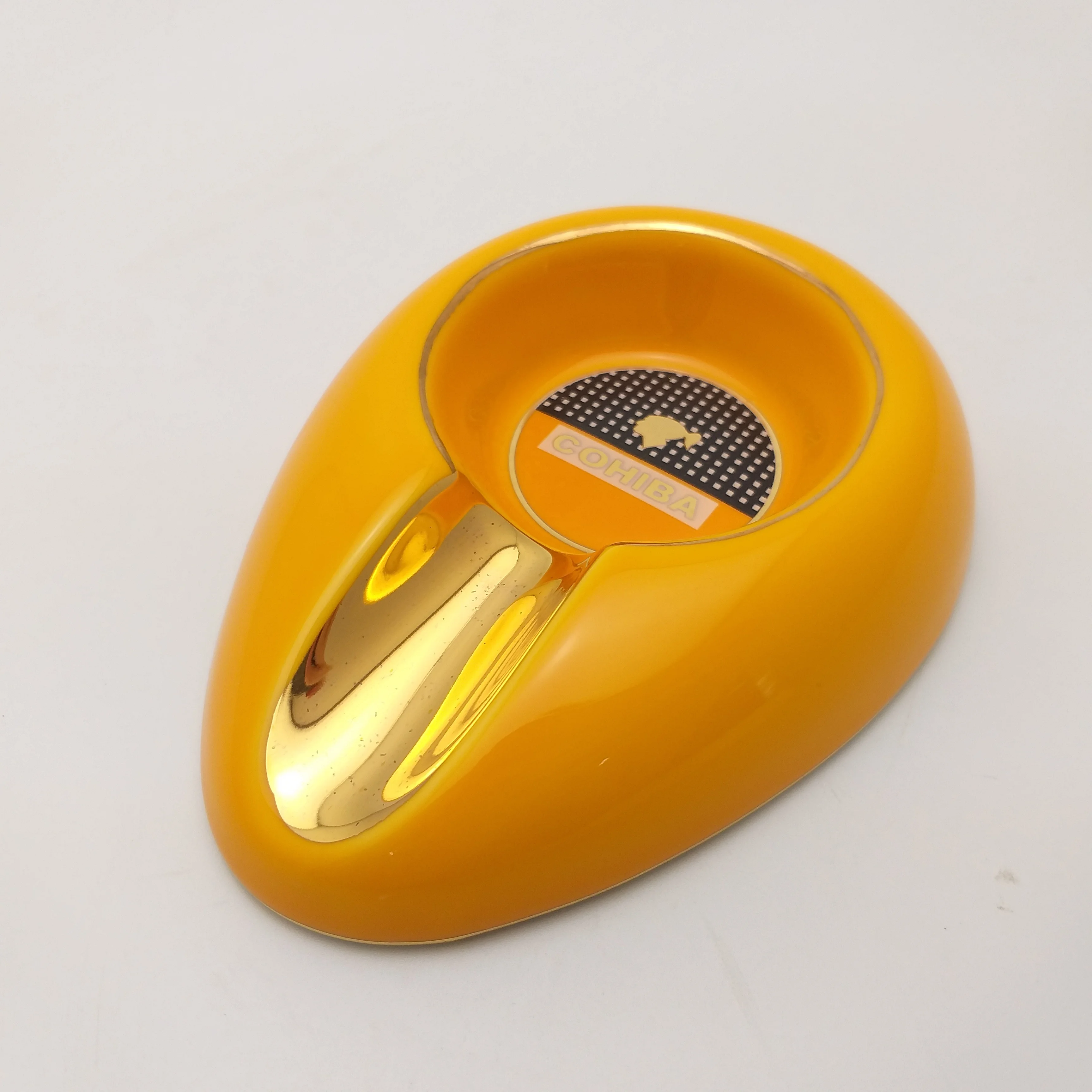 Hot Sale Ceramic Cigar Ashtray Customized Logo