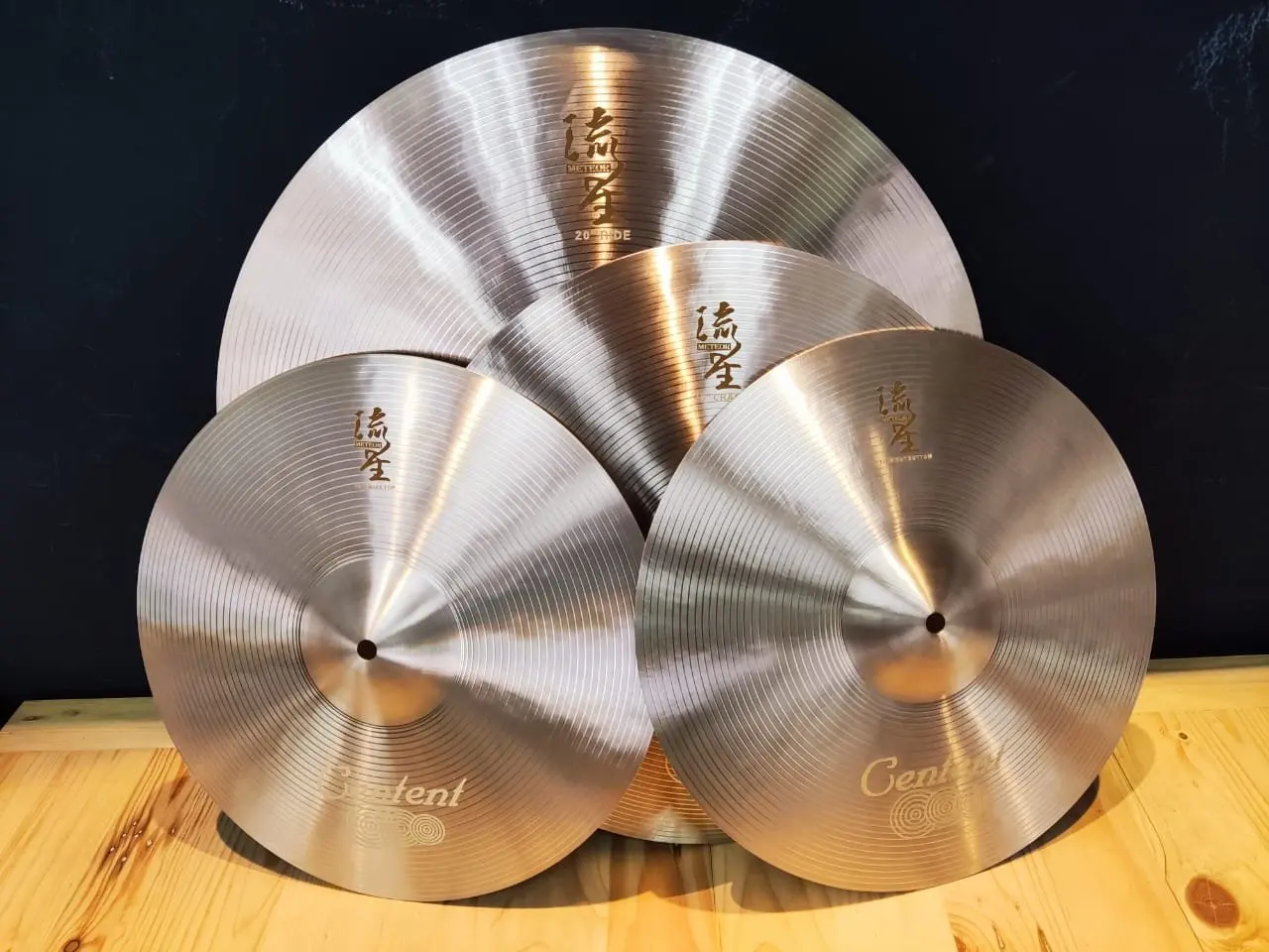 cymbal set professional b20 cymbals pack 5pcs handmade cymbals for drum set  Meteor series