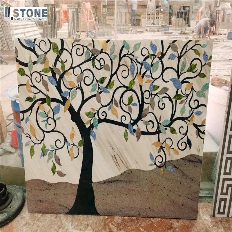 
marble medallions cheap veitnam factory home decoration 