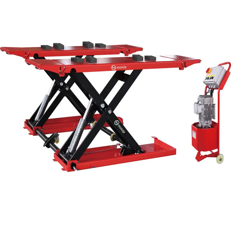3.5 Tons mid rise scissor car lift 1.2 m lifting height cheap price Hydraulic scissor car lift