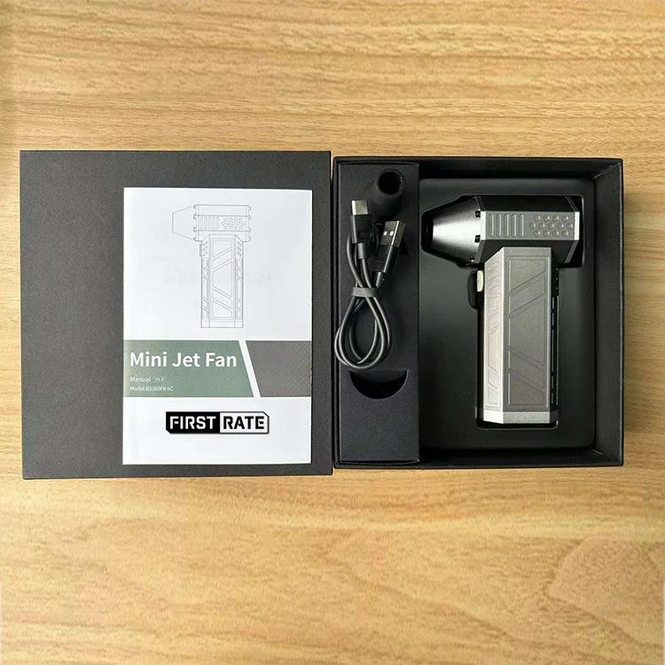 Mini Jet Fan Multifunctional 110,000 Rpm Wind Speed 150K/H Motor Dust Handheld Turbo Jet Fan For Car