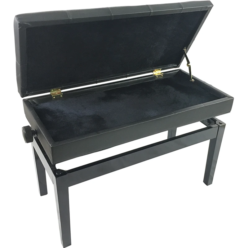 Comfortable Adjustable Height digital piano bench stool pvc leather Piano Stool