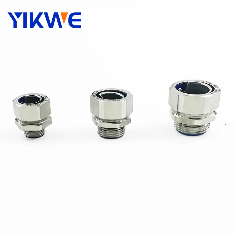 Stainless steel DPJ ended hose fitting for manufacturer electrical M43/M50 metal connector pipe fittings