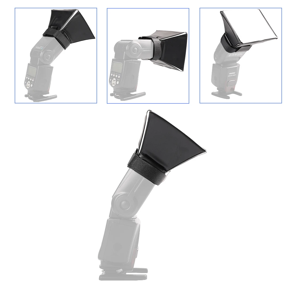 
12colors Flash Diffuser Mini Soft box Kit Foldable Soft Box lightbox photo studio + 12pcs Gel Filter Color Balance for Canon 