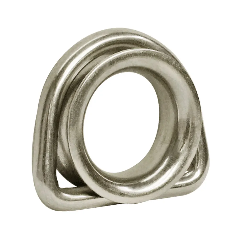 Stainless Steel D Ring Thimble Cast Dee Ring With Thimble for Shade Sail Corner