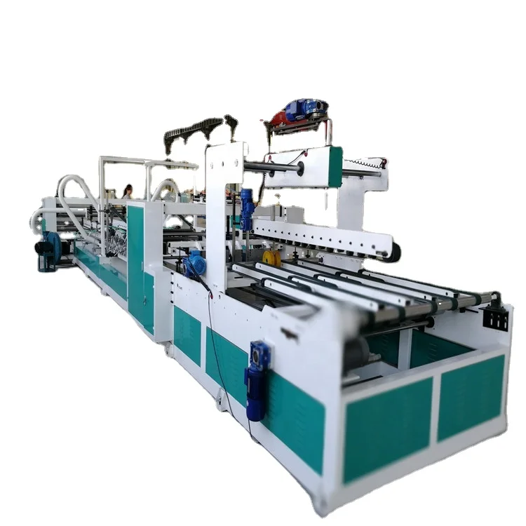 folder and gluer with braille embosser machine