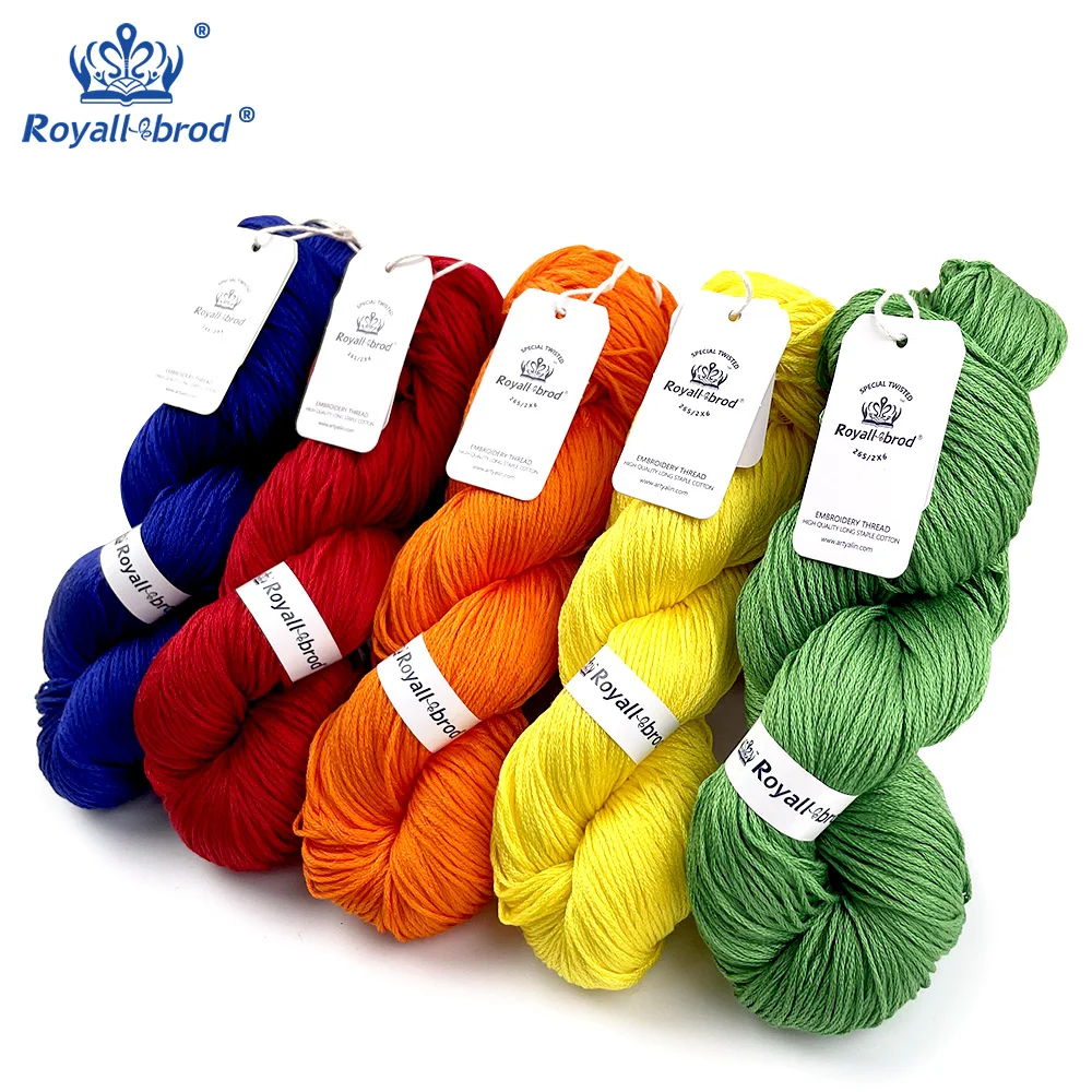 Хлопчатобумажная нить ручной работы 200 м 447 цветов