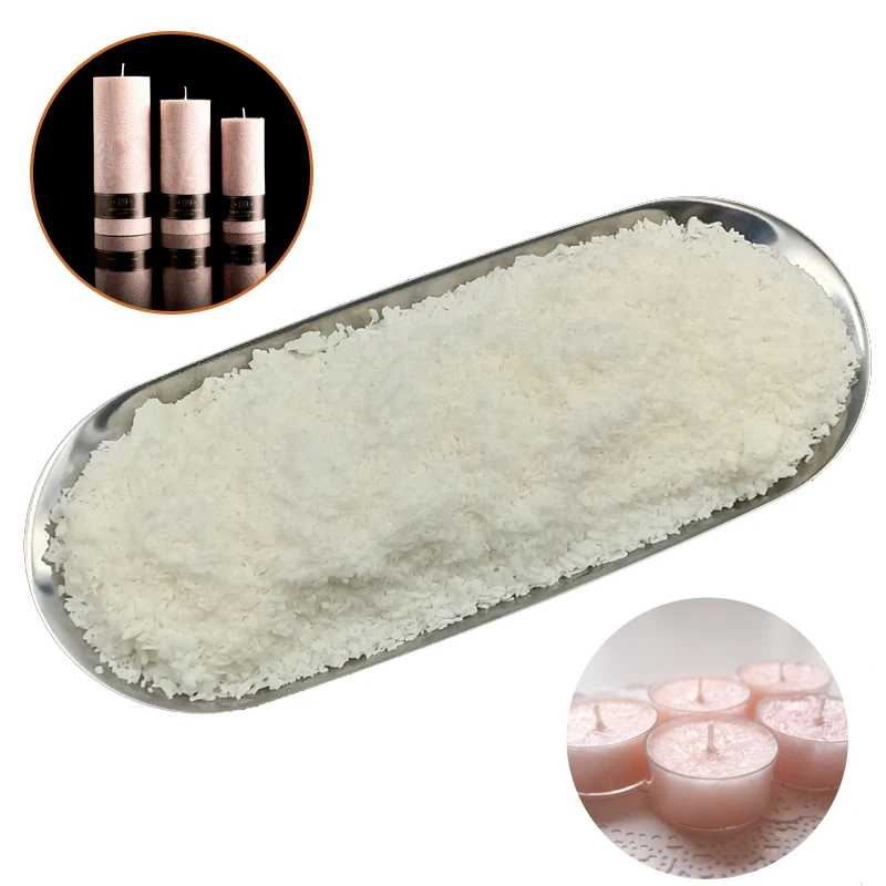 POSISION Sparkle Palm Wax For Candles Factory Low Price Palm Stearin Wax Supplies White Palm Wax (Small Snow Flake)