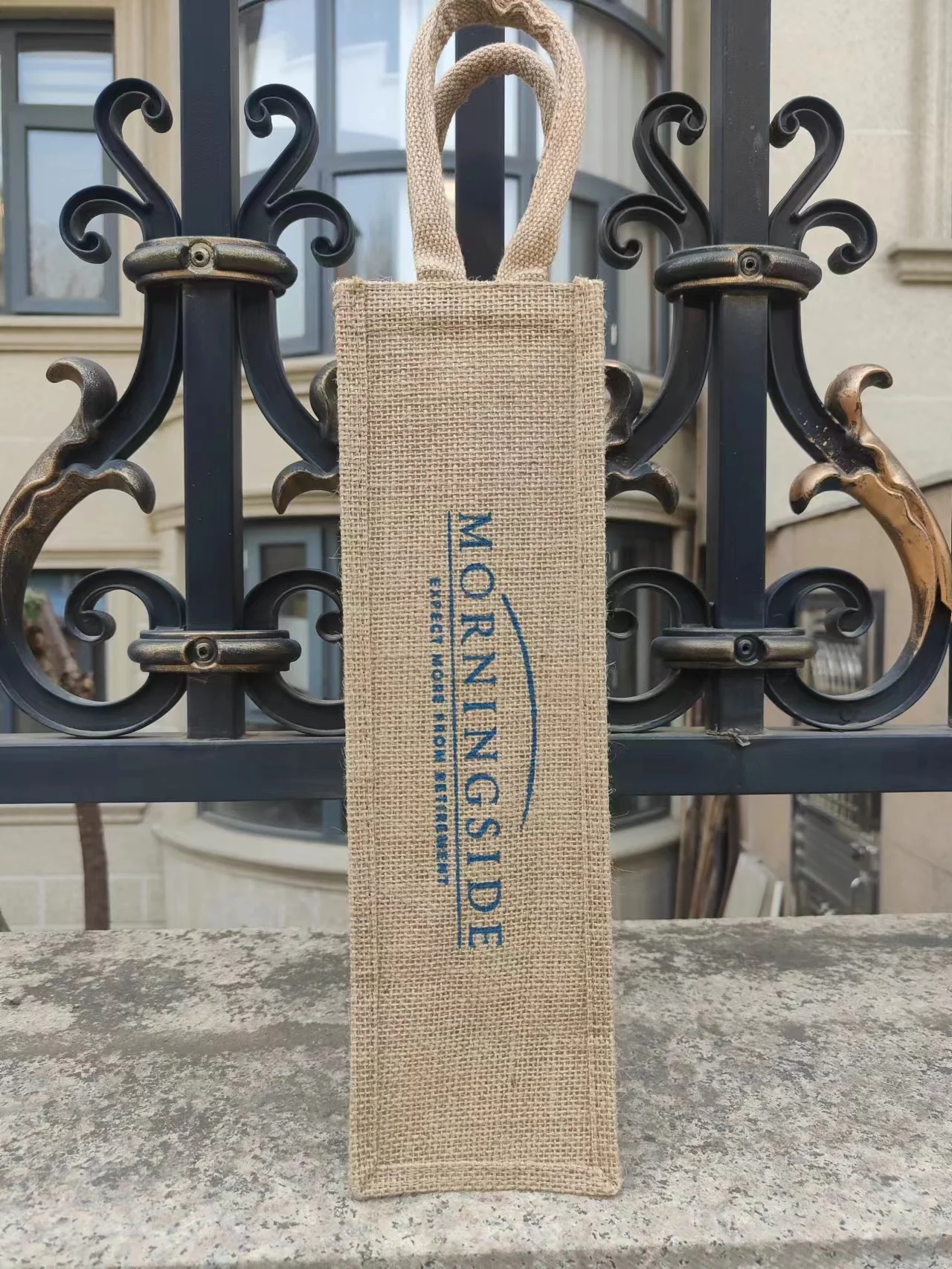 custom logo eco friendly reusable picnic 1 2 3 4 6 wine bottle bag hemp wine gift bags burlap jute wine bag