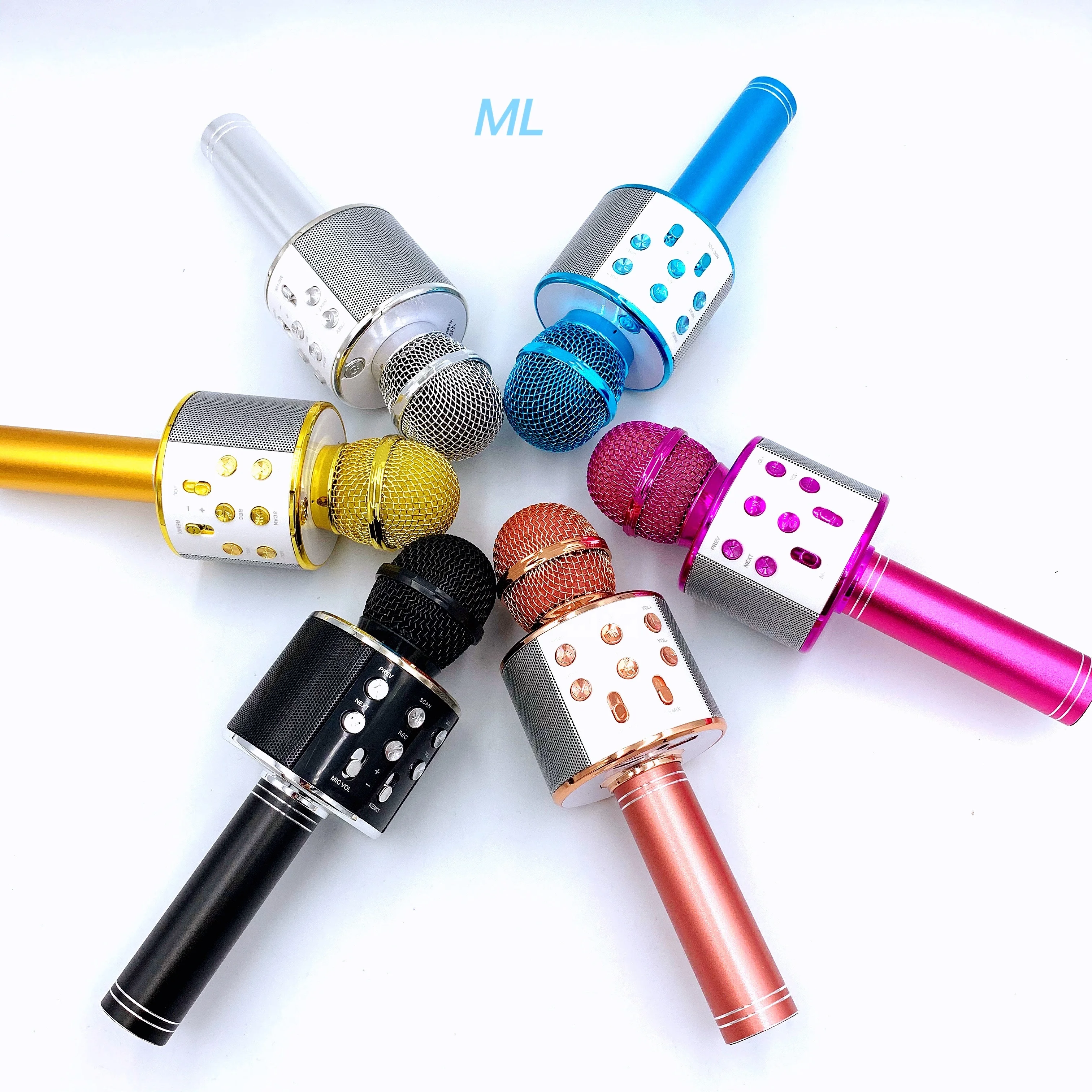 NEW WS-858 Wireless Handheld Microphone KTV Karaoke Stereo USB Player MIC