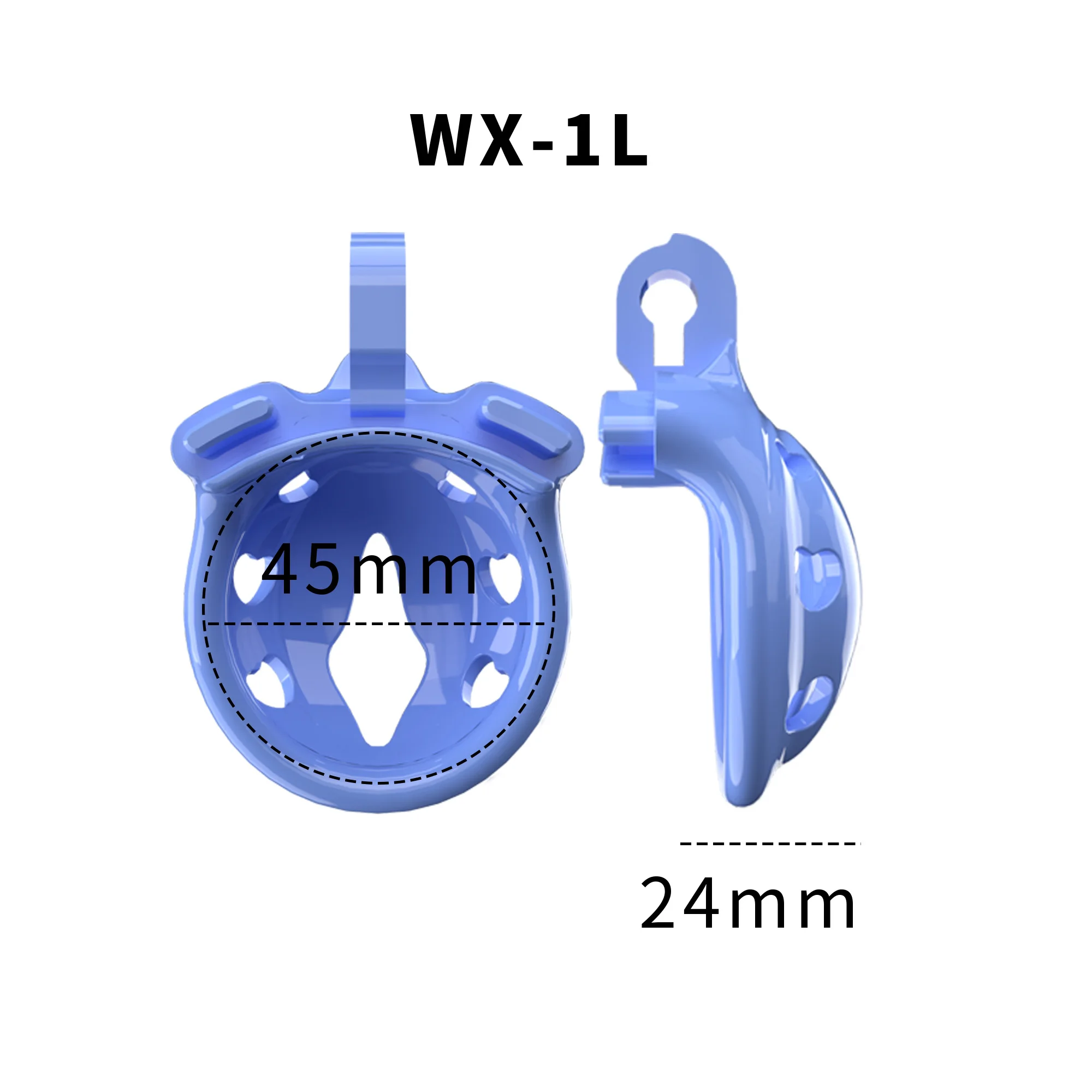 LOVE 2024 Short Cage Super Small Penis Ring Chastity Cage Locked In Lust Male Chastity Device With 4 Base Ring