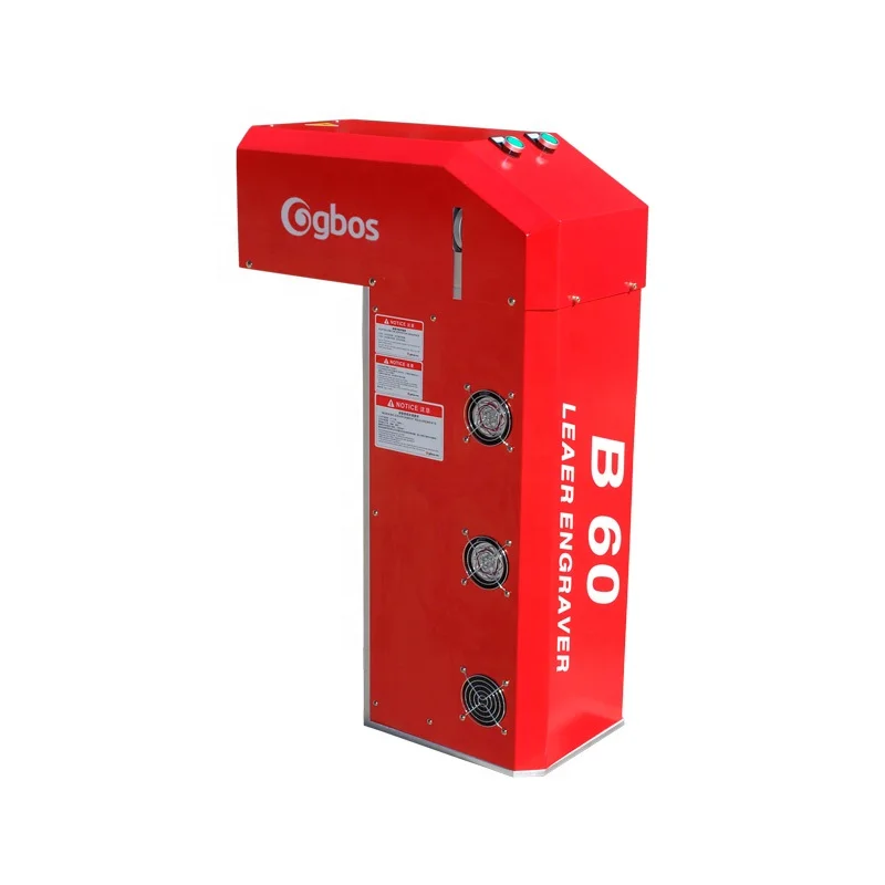 GBOS Automatic Button Laser Marking Machine Resin Button Plastic Logo Seashell Polyester Buttons Machine  60W 100W 180W