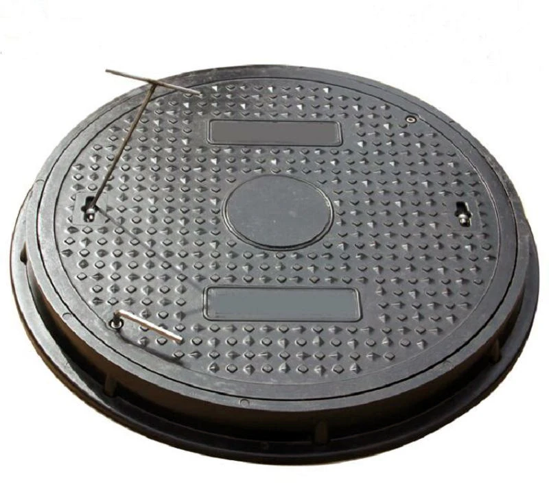 Antistatic Inspection Sewer Lid Square Fiberglass Smc Watertight Manhole Cover