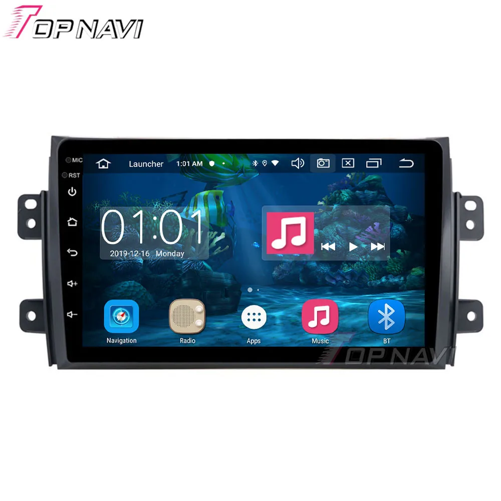 For SUZUKI SX4 2006-2012 Android 9.0 Auto Radio Video DVD Player GPS Navigator 9 Inch IPS Screen DSP Multimedia Player 4G 64G