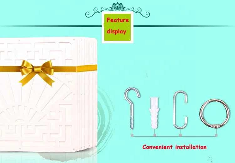 2022 New Products Custom Black PVC Hanging PVC Divider Carved Partition Wall Separator Room Screens For Home Decor