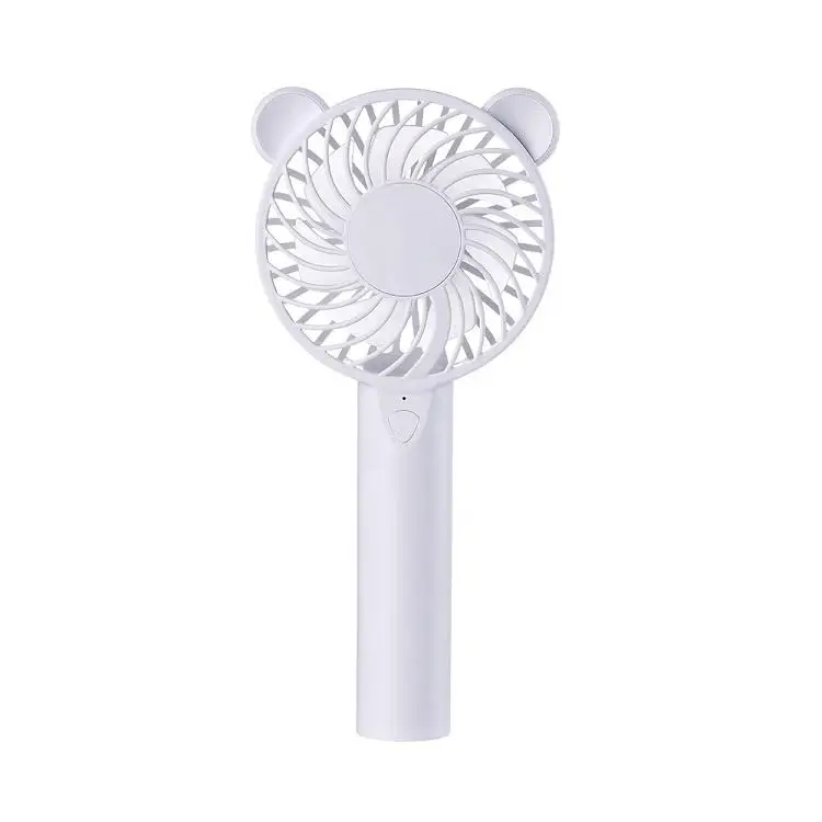 2024 Fashionable Plastic Fan Small Size Portable Fan Lightweight Rechargeable Mini Fan