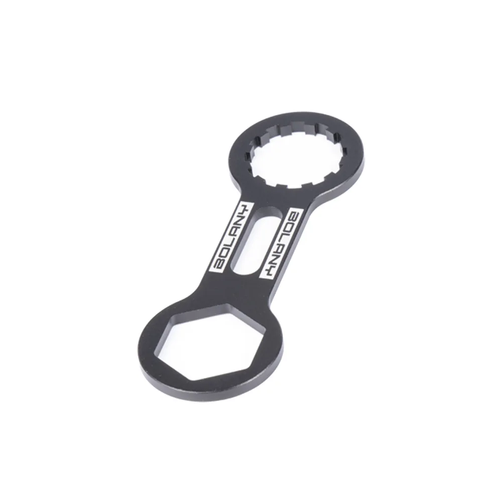 Mountain bike front fork crown cover wrench shock absorber air upper removal tool repair