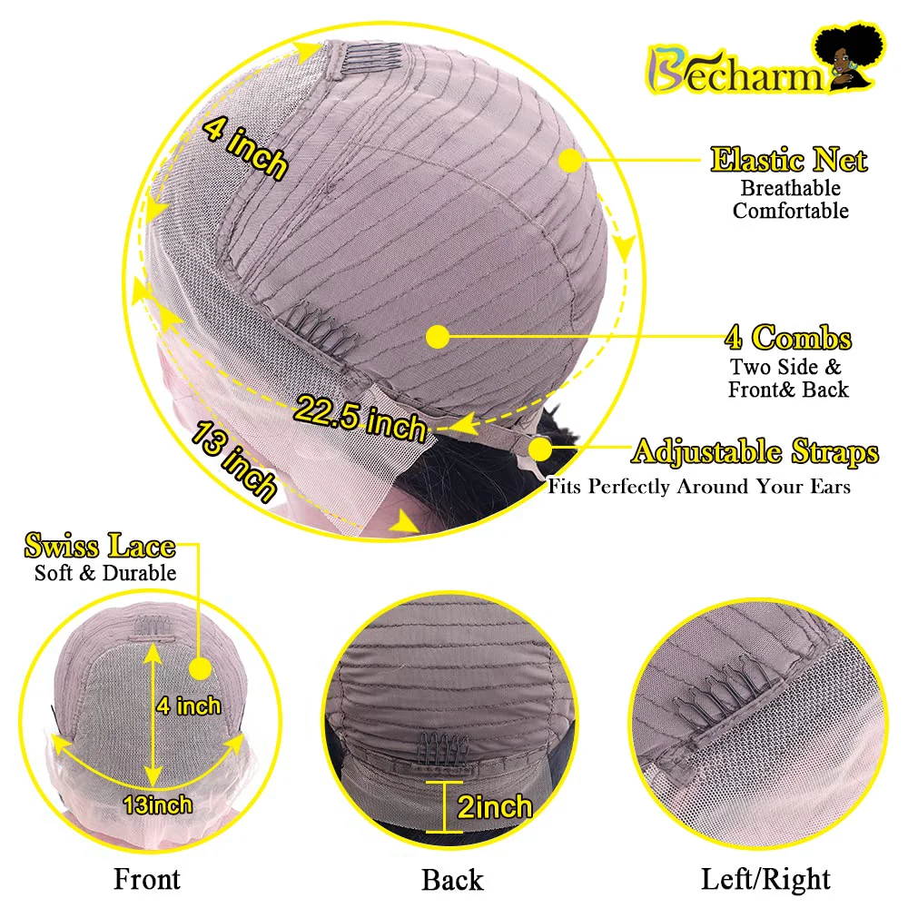 Cheap Price Short Bob Human Hair Wigs, Partial Afro Lace Front Wig,Unprocessed Raw Brazilian Bob Hair Wig