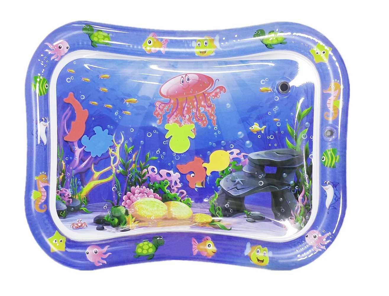 Newborn Baby Soft Toys Puzzle Sensory PVC Inflatable Baby Water Mat