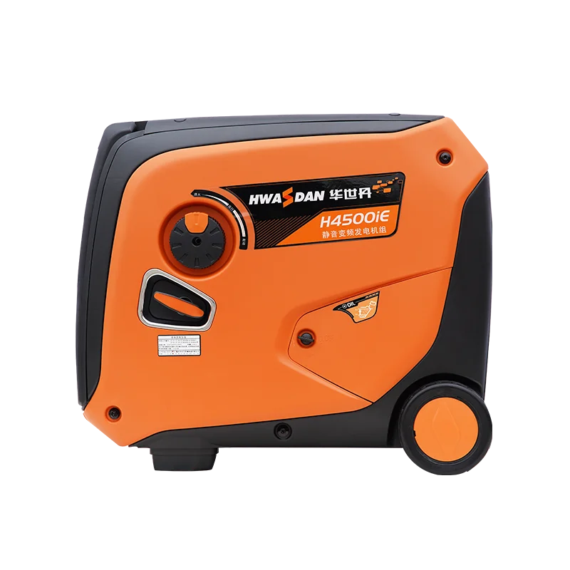 Hwasdan small portable gasoline engine generator inverter super silent 3500 Watt inverter electric magnetic generator