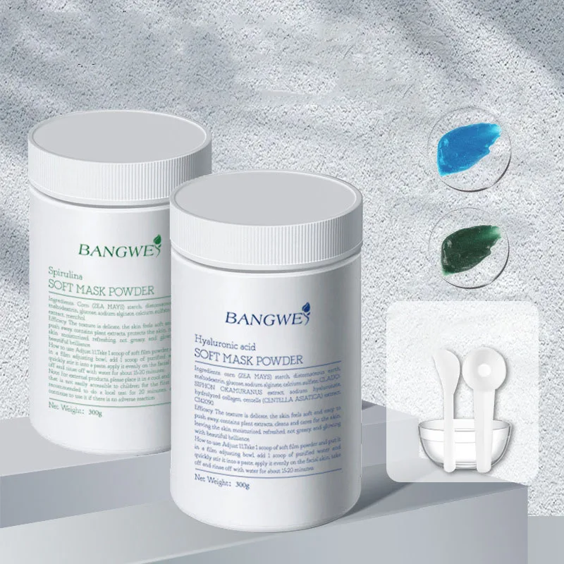 BANGWEI spirulina Beauty Spa Treatment algae mask powder skin rejuvenation powder green algae powder for skin care