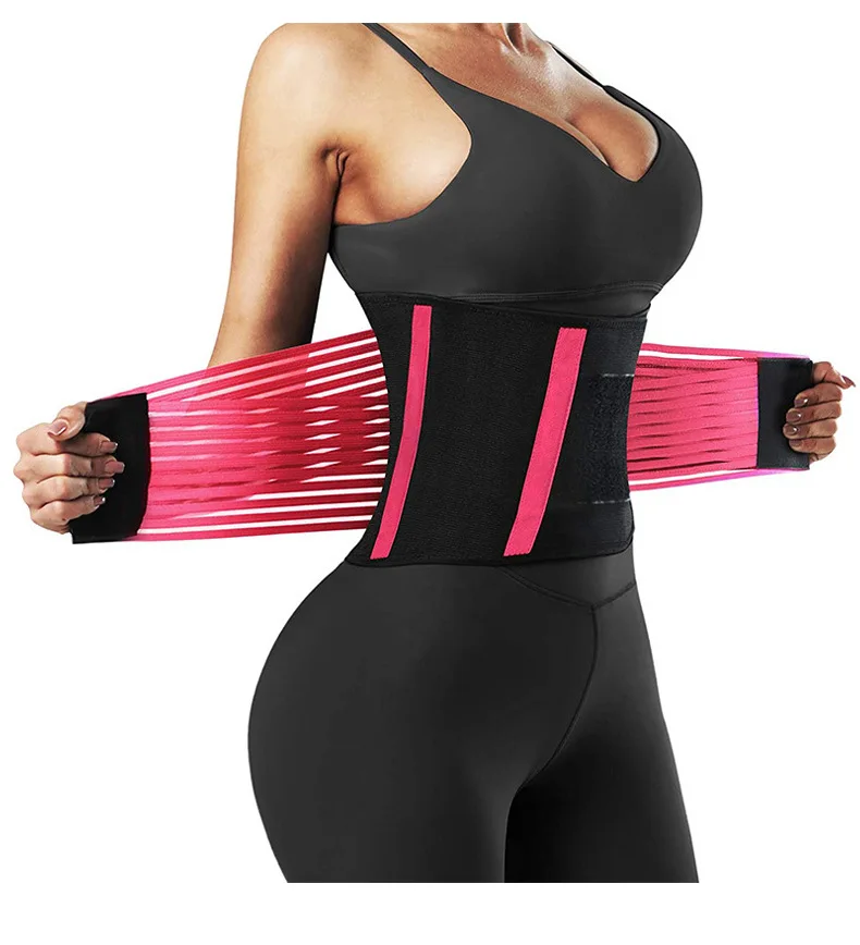Waist Trainer Belt Elastic Slimming Body Shaper Fitness Belt Sport Girdle Workout Shapewear For Women