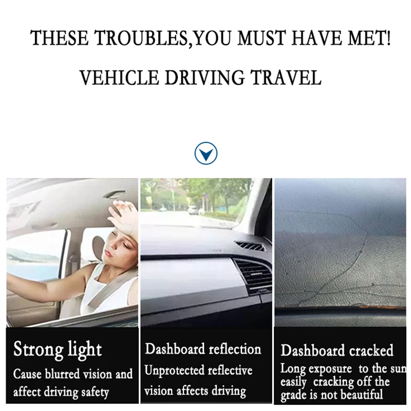 Wholesale direct sales car dashboard mat anti-slip sunscreen suitable for Lexus ES ES240 ES350 2007-2012 dashboard carpet mat