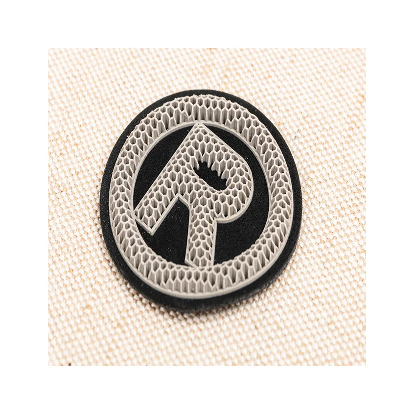 
Пользовательские логотипы одежды сумки 3d Debossed Силиконовая резина патч для обуви Одежда силиконовая резина 