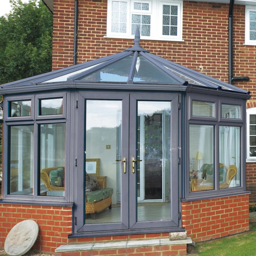 Made in China free standing sunroom sunrooms & glass houses  Aluminium Glass Sunroom For Solarium