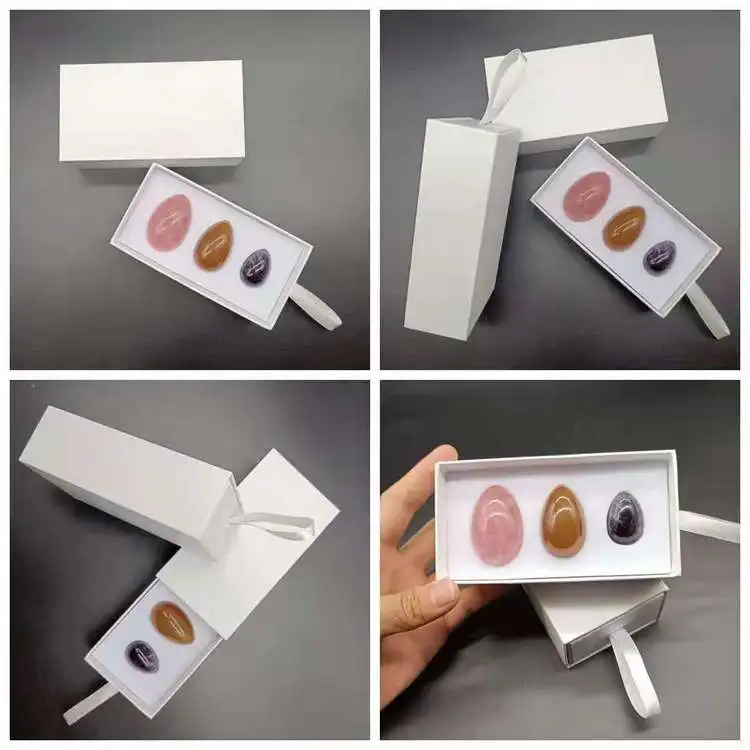 
Wholesale New Product Gemstone Opalite Jade Egg Women Health Care Opal Stone Crystal Yoni Egg 