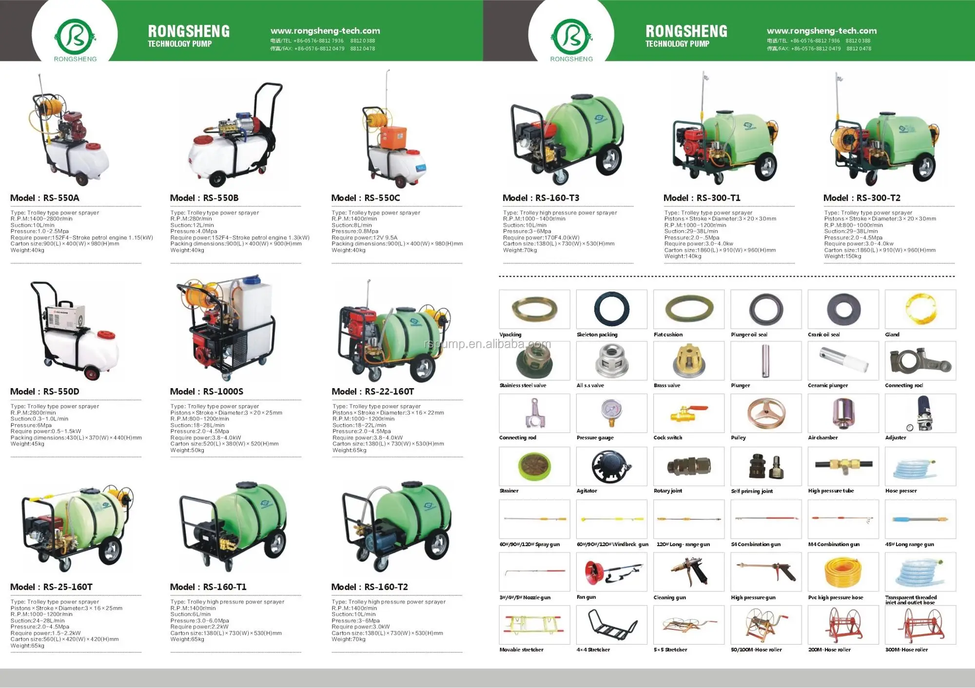 power sprayer RS-300-T2 trolley type power sprayer, agricultural power sprayer, power sprayer, sprayer,HTP power sprayer