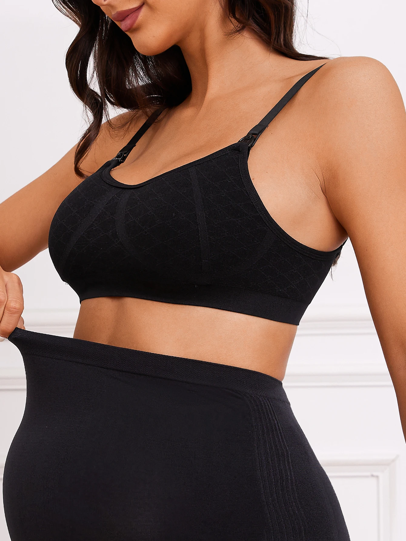 Wholesale Adjustable Ladies Nursing Bra Seamless Comfortable Wireless Maternity Lingerie