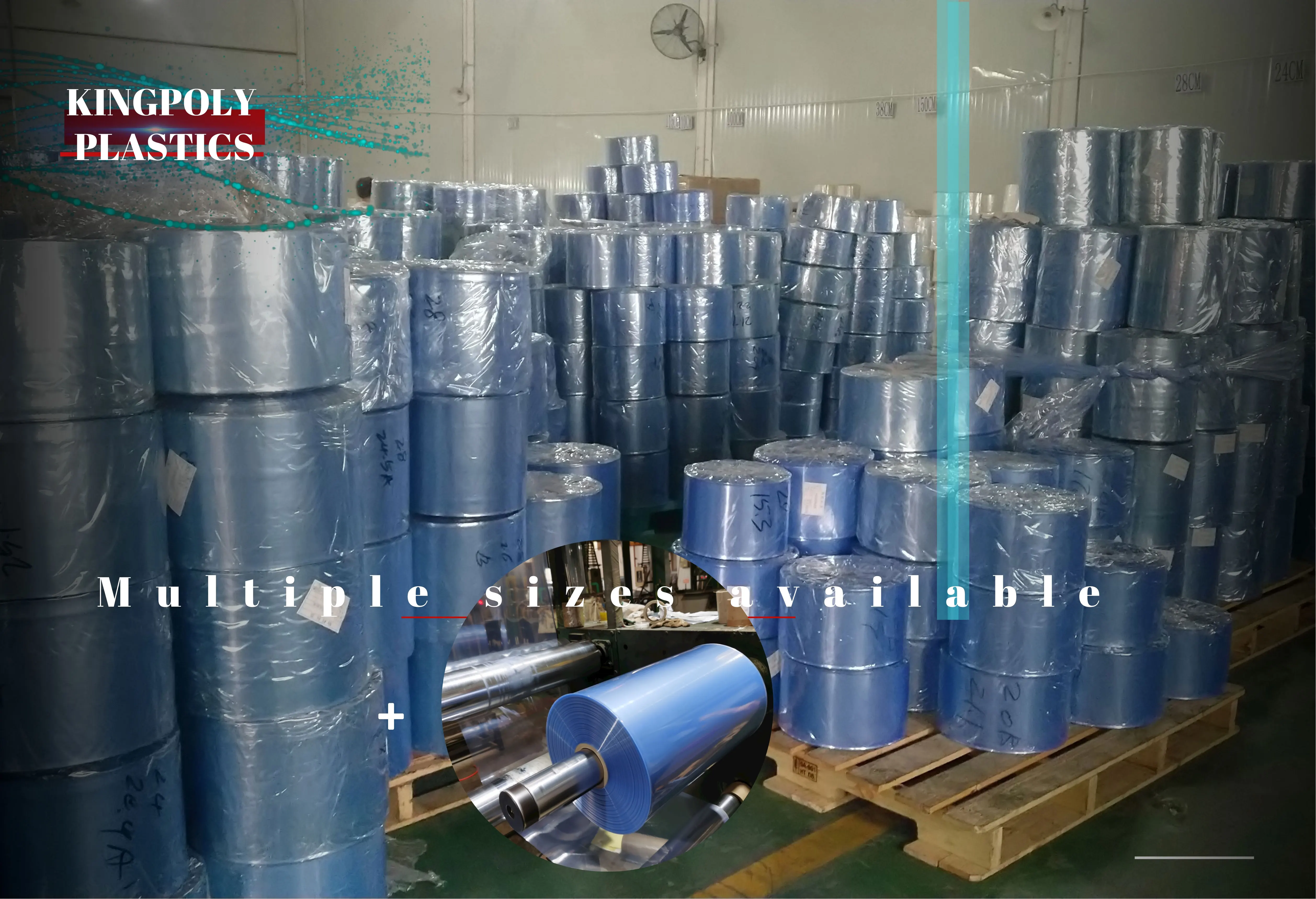 China Wholesale Insulation PVC heat shrink sleeve Lay-flat Width PVC Heat Shrink Wrap Tubing film 