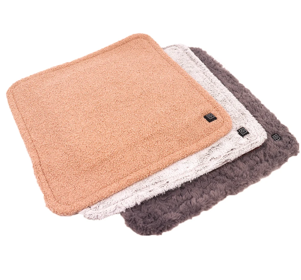 Factory OEM ODM Electric USB Heating pad Heat Seat Pads Plush Cushions