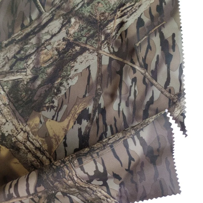  Ткань Оксфорд cordura из 100% полиэстера с камуфляжным принтом DWR и двойным Полиуретаном для большого объема