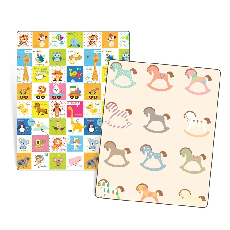 Eco-friendly waterproof xpe large foam foldable baby puzzle toy crawling play mat manufacturer