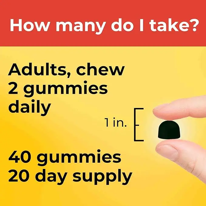 Nature Made Choline Supplements Gummy Choline Chloride Gummies  For Supports Liver Health Nervous System Function Brain Health