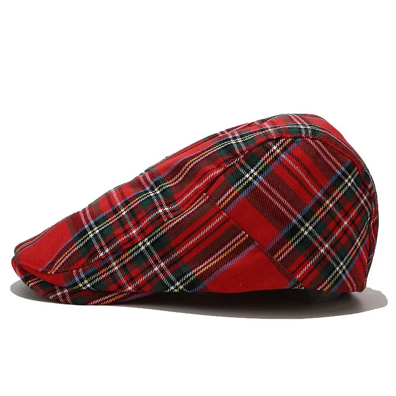 Ivy Cap Hip Hop High Quality Chic Fashion Wholesale Unisex Cabbie Custom Newsboy Wholesale Plaid Ivy Hat