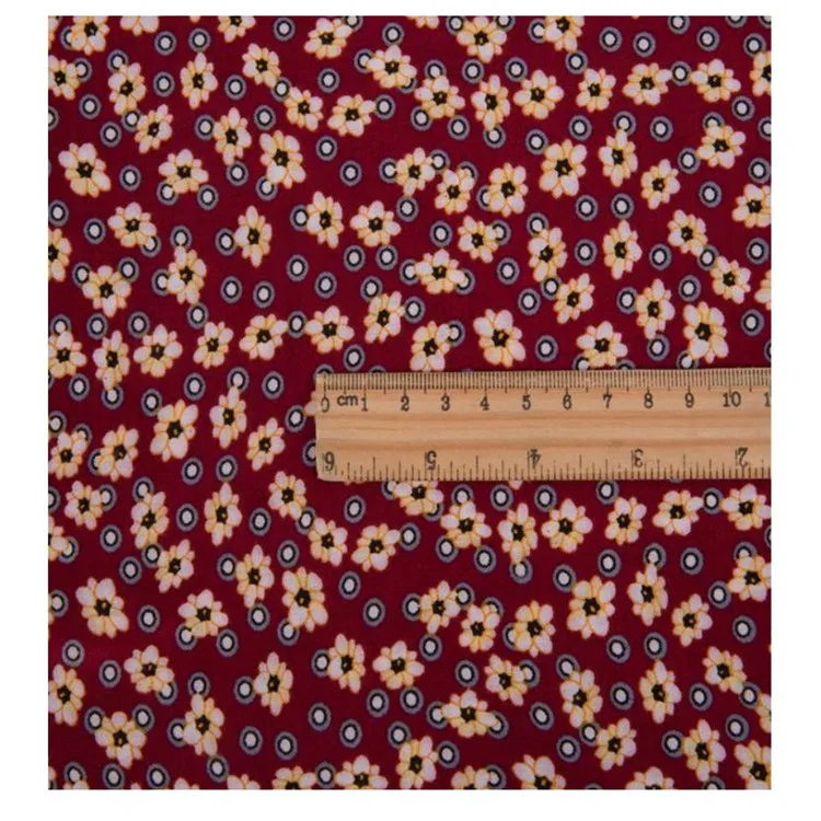 
China wholesale floral printed fabric 100% viscose rayon material for female nightwear 