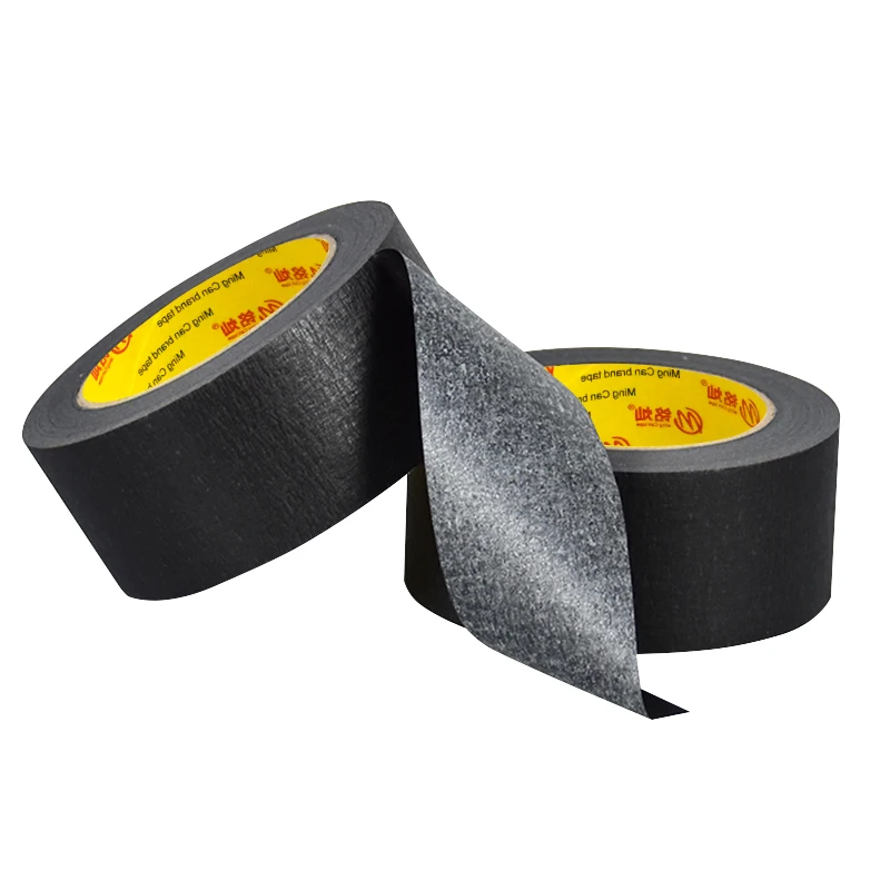 Painters Tape Rubber Glue Black Pre Tape Masking for Automotive Home Office Crafts DIY Art