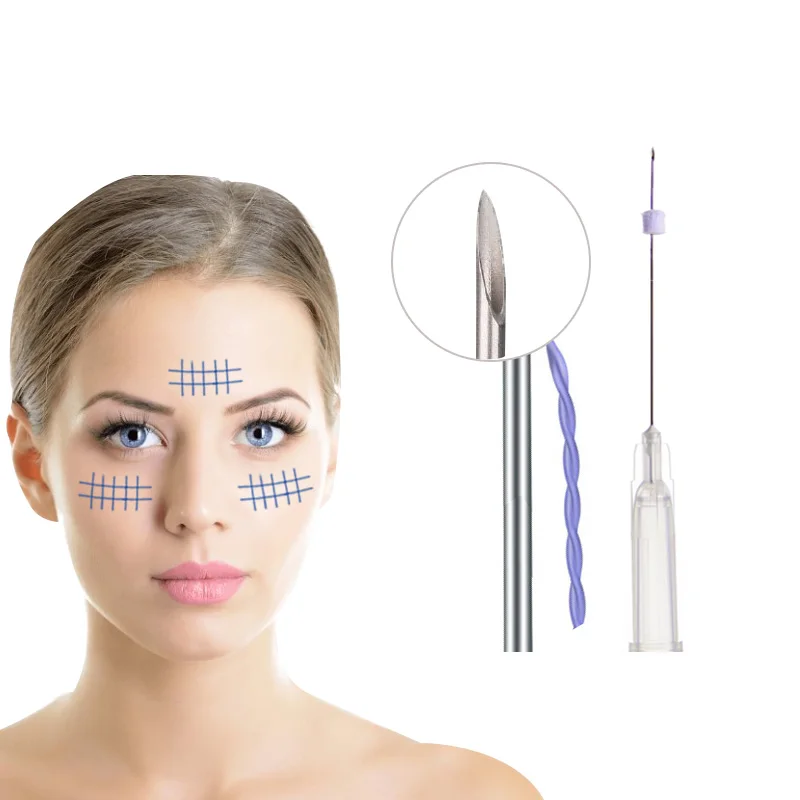 2023 skin beauty firming young suture material hot sale lasts a long time tornado tornado screw PDO thread from Korea