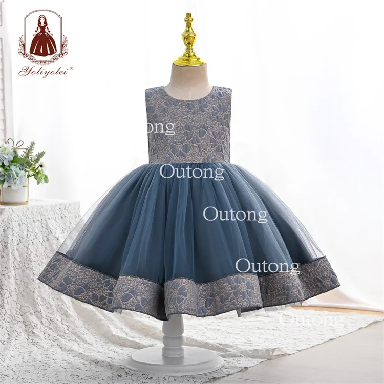 Yoliyolei Summer Baby Girls Princess Sleeveless Falda sin tirantes Flower Dresses Toddler Girls Cotton Floral Dress