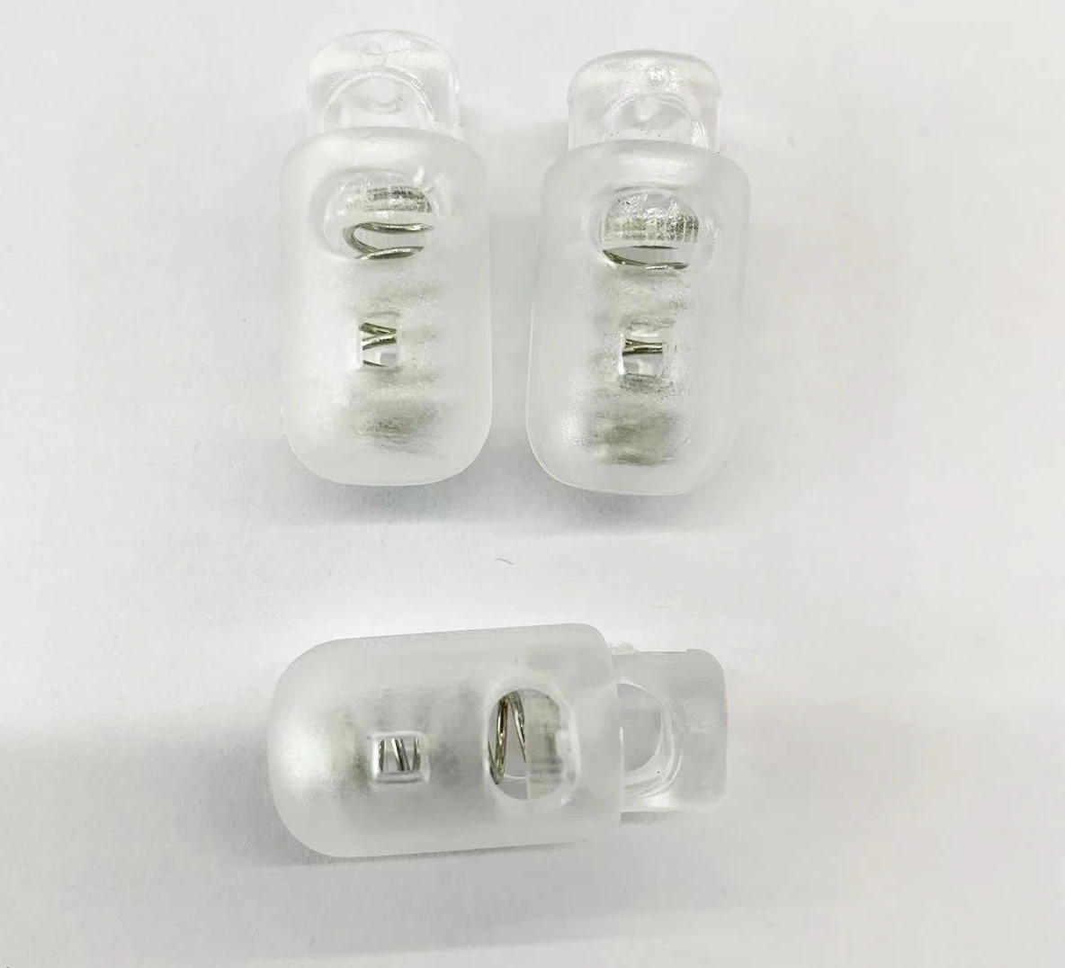 Multiple Colour Plastic Anti-slip Adjustable Spring Cord Lock Stopper For Drawstring Hoodie