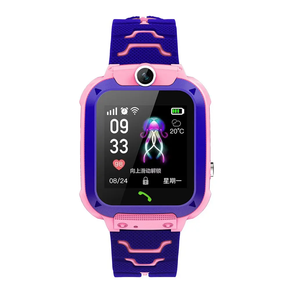Cheap Children Tracker Smart Mobile Phone Smartwatch Q12 Gps Kids Watch For Kids Children With Without Gps