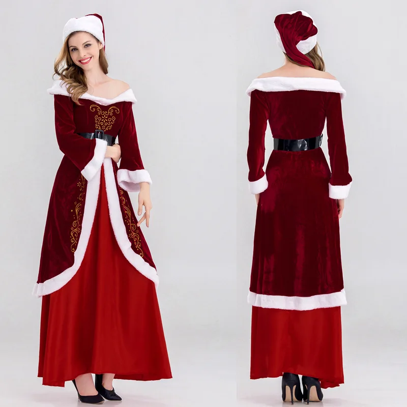 2024 new arrival christmas costume holiday dress dramaturgic christmas dance costumes factory wholesale custom christmas costume