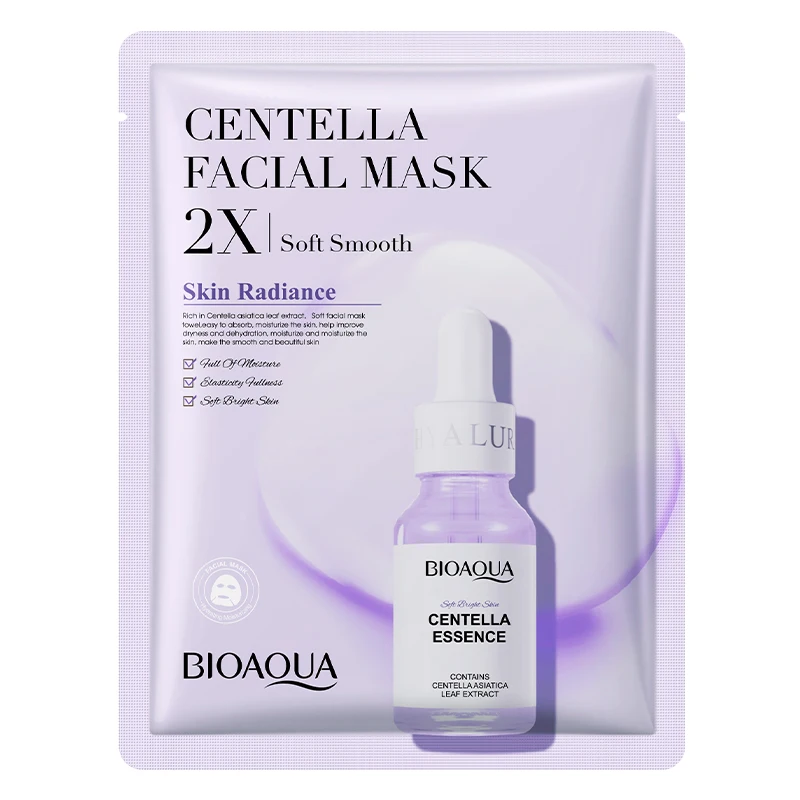 BIOAQUA OEM ODM beauty facial skin care sheet mask hyaluronic acid vitamins Anti-aging collagen face mask